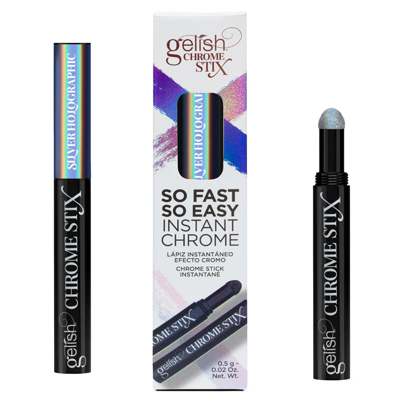 GELISH CHROME STIX - SILVER HOLOGRAPHIC
