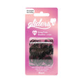 GLIDERS 60 SNAG FREE HAIR ELASTICS 2MM BLACK