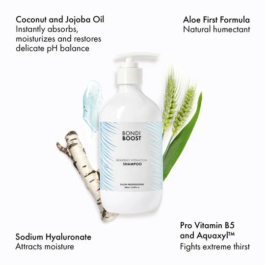 BONDI BOOST HEAVENLY HYDRATION SHAMPOO 500ML Hover Image