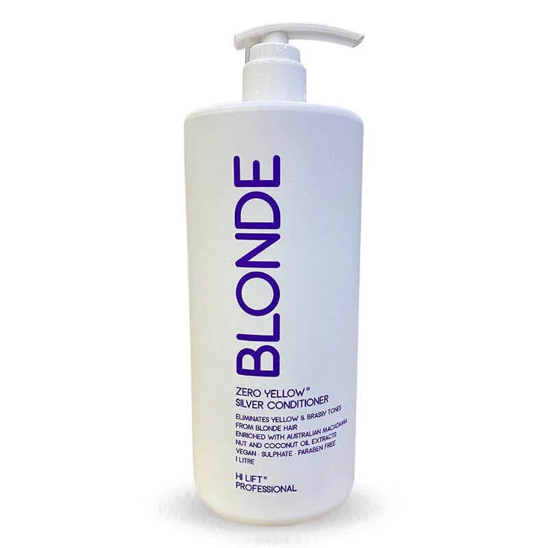 HI LIFT TRUE BLONDE ZERO YELLOW PURE SILVER CONDITIONER 1 LITRE