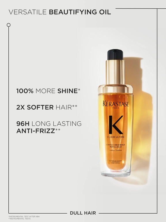 KERASTASE ELIXIR ULTIME L'HUILE ORIGINALE ULTIME OIL SERUM 75ML - REFILLABLE Hover Image