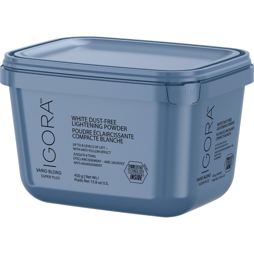 SCHWARZKOPF - IGORA VARIO BLOND SUPER PLUS WHITE DUST FREE POWDER LIGHTENER 450G