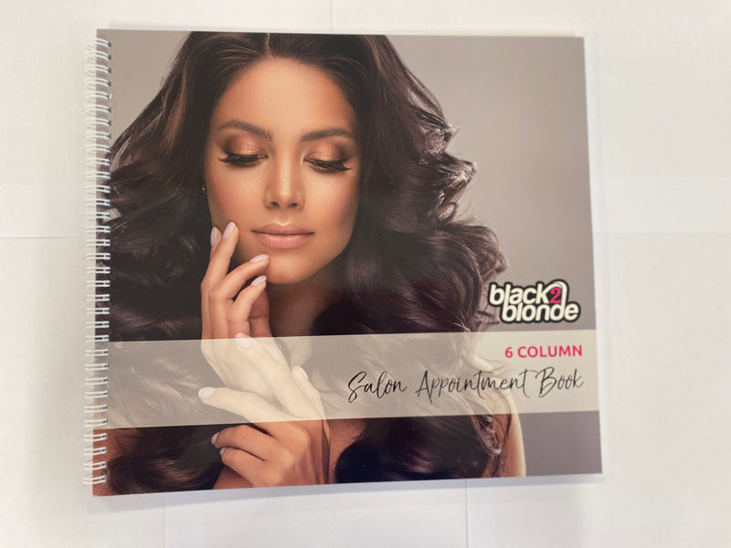 BLACK2BLONDE 6 COLUMN APPOINTMENT BOOK