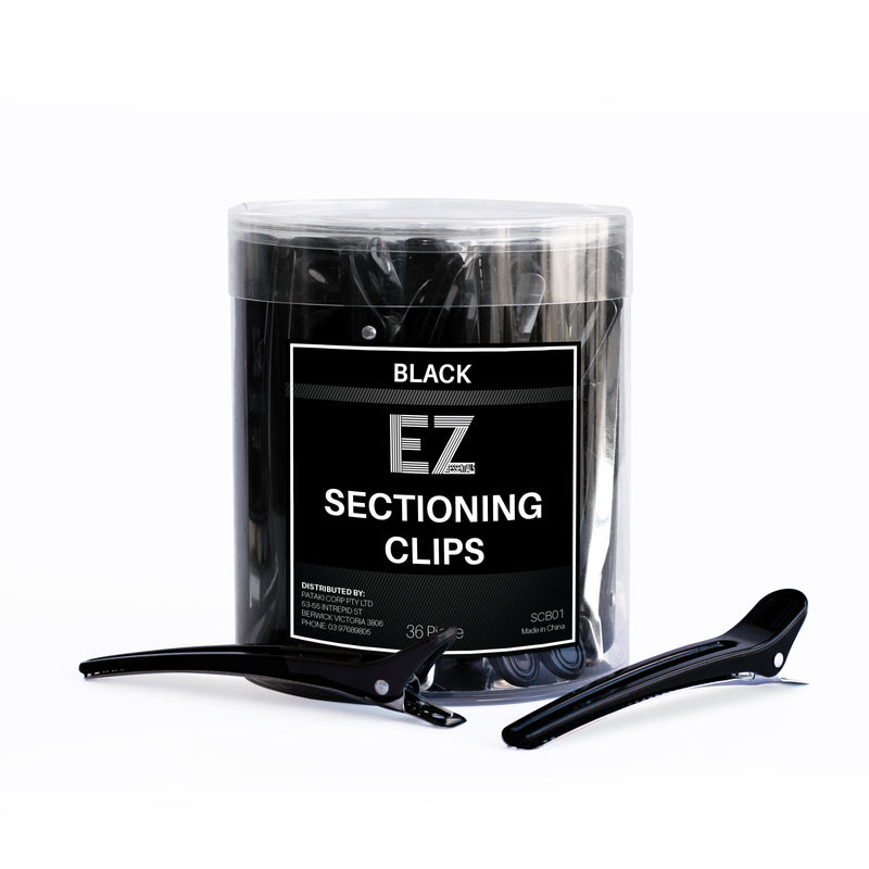 EZ ESSENTIALS SECTIONING CLIPS BLACK - 36 PC