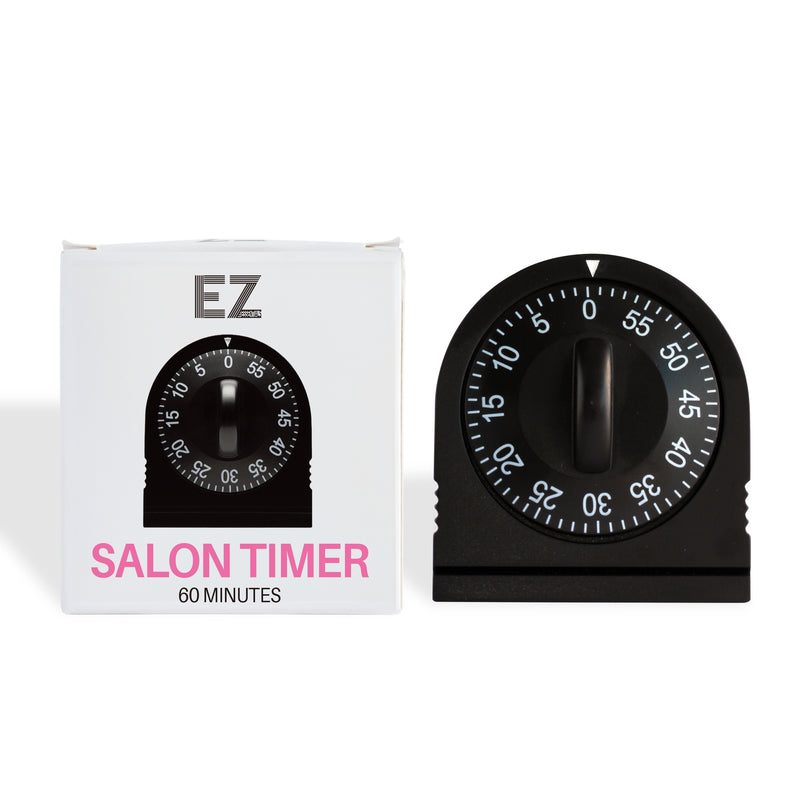 EZ ESSENTIALS SALON TIMER - 60 MINUTE BLACK