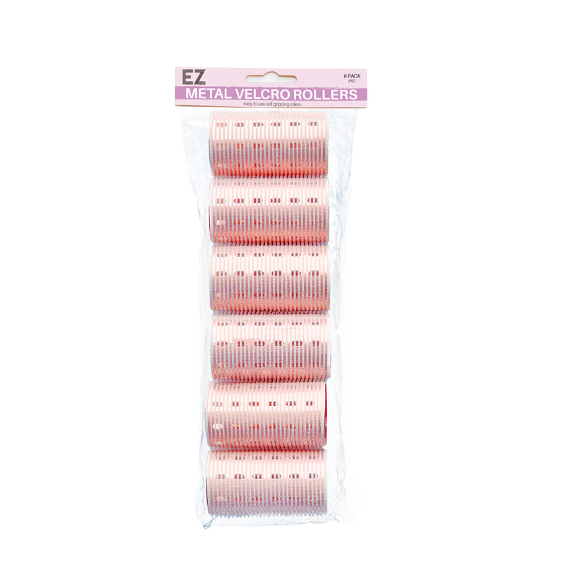 EZ ESSENTIALS METAL VELCRO ROLLERS 30MM - 6 PACK