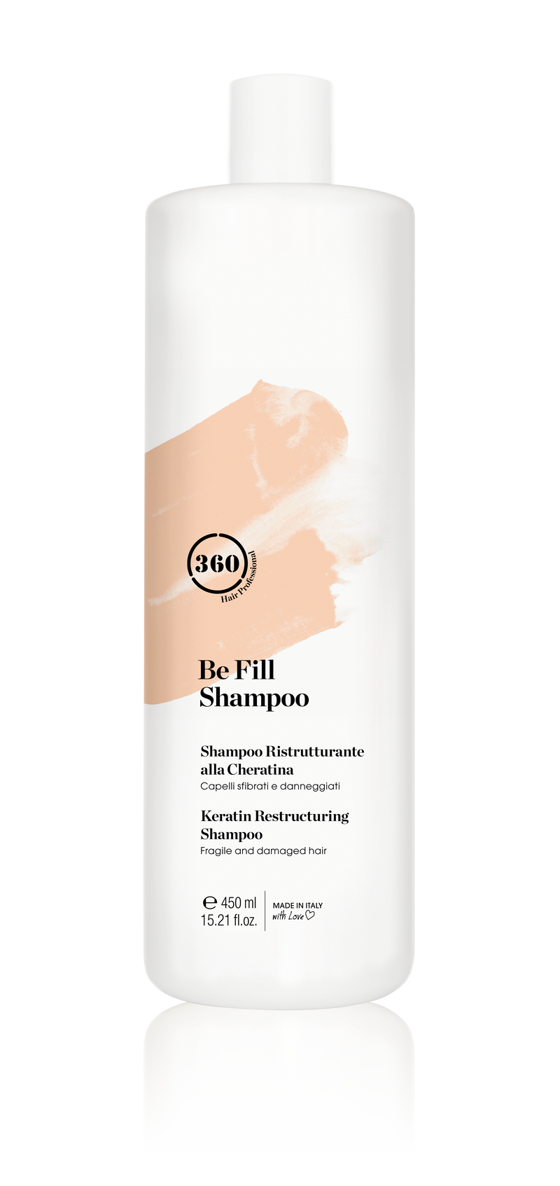 360 HAIR PROFESSIONAL BE FILL SHAMPOO 450ML