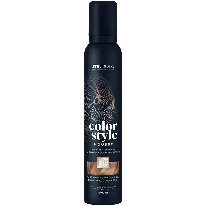 INDOLA COLOR STYLE MOUSSE - BEIGE BLONDE 200ML