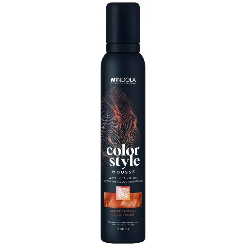INDOLA COLOR STYLE MOUSSE - COPPER 200ML