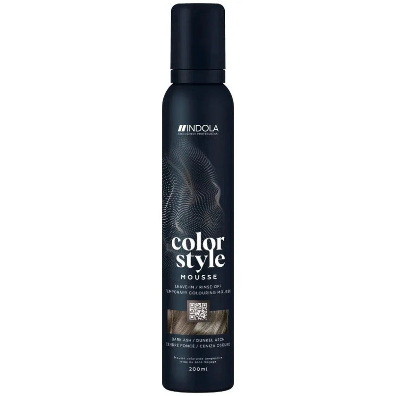 INDOLA COLOR STYLE MOUSSE - DARK ASH 200ML