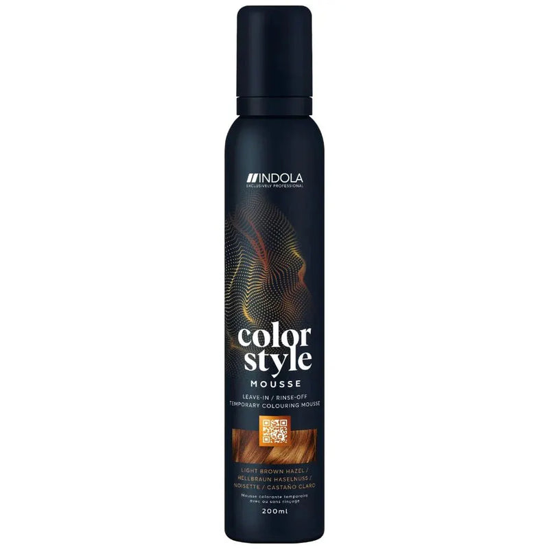 INDOLA COLOR STYLE MOUSSE - LIGHT BROWN HAZEL 200ML