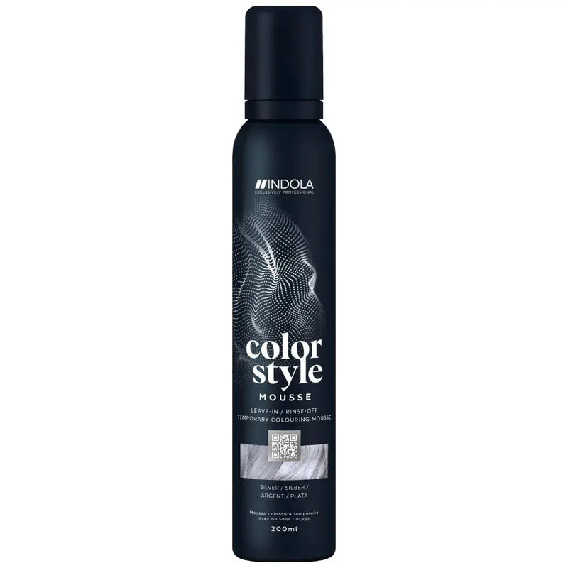 INDOLA COLOR STYLE MOUSSE - SILVER 200ML