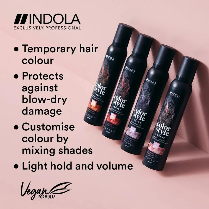 INDOLA COLOR STYLE MOUSSE - MEDIUM BLONDE 200ML