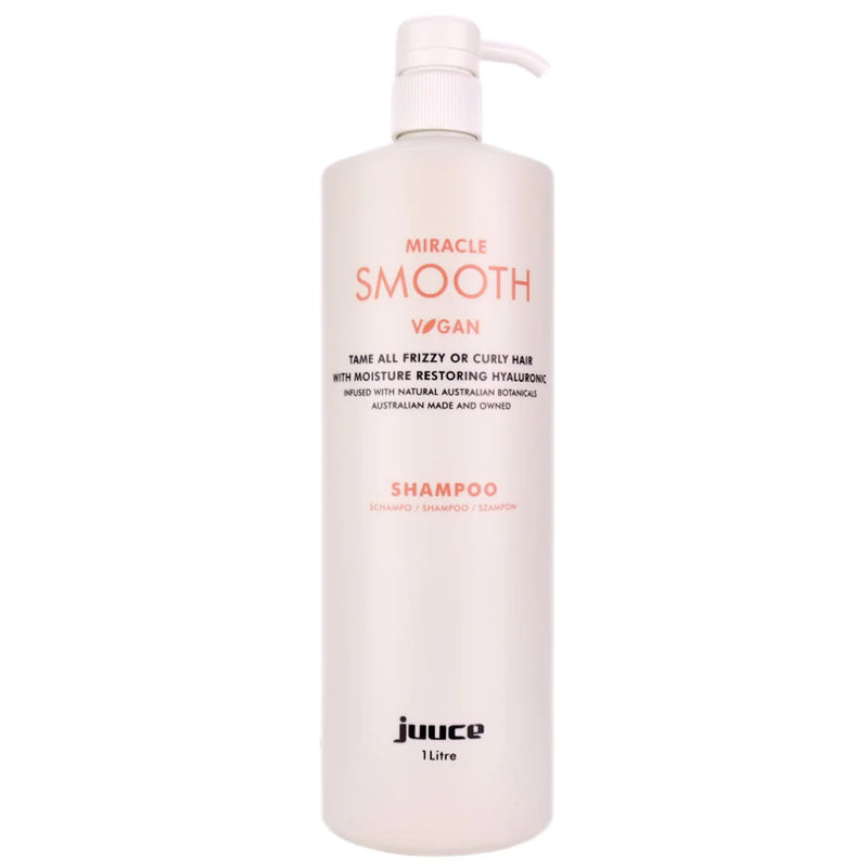 JUUCE MIRACLE SMOOTH SHAMPOO 1LITRE-NEW