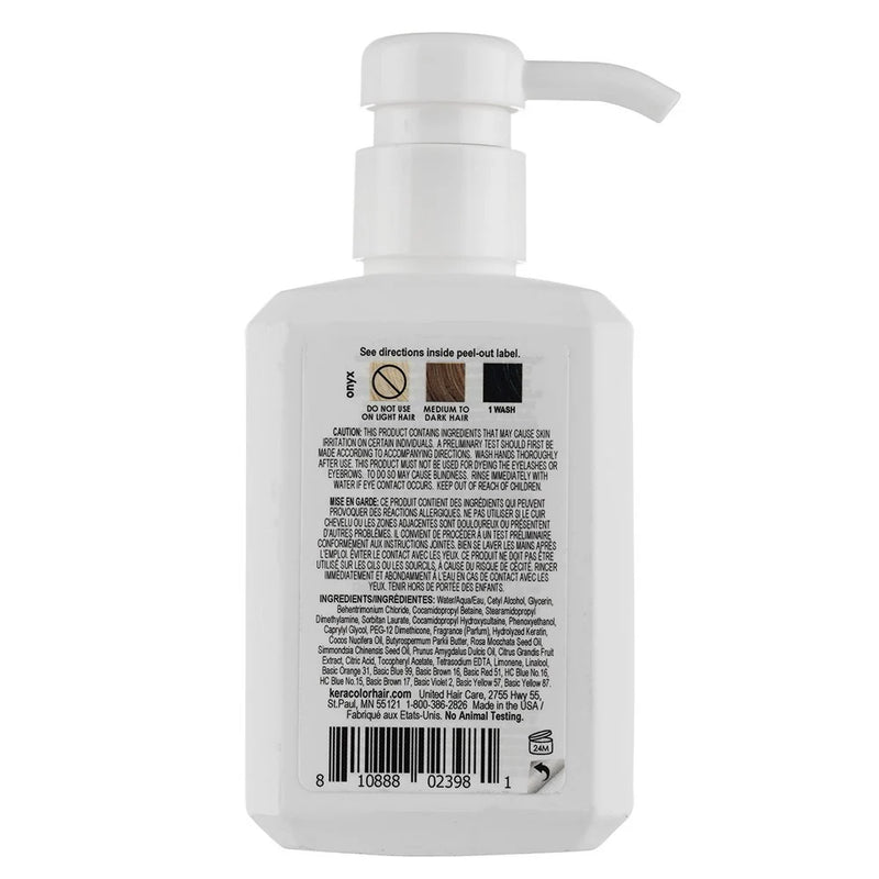 KERACOLOR COLOR CLENDITIONER COLORING SHAMPOO ONYX 355ML