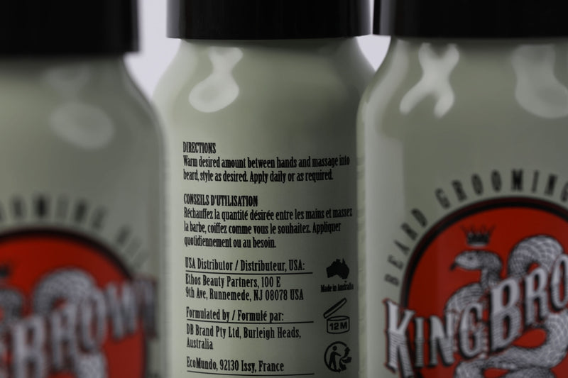 KING BROWN BEARD GROOMING OIL 30ML