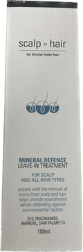 NAK SCALP TO HAIR TREATMENT MINERAL DEFENCE 100ML