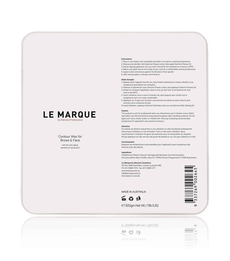 MANCINE LE MARQUE CONTOUR HOT WAX 500GM