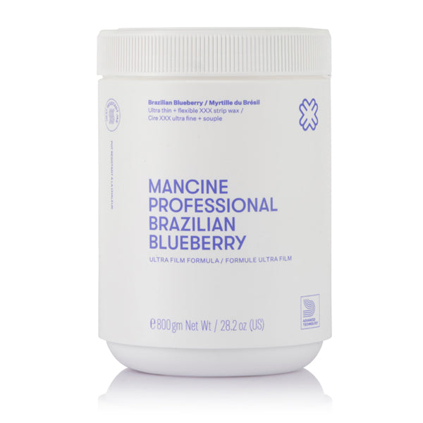 MANCINE BRAZILIAN BLUEBERRY STRIP WAX 800GM
