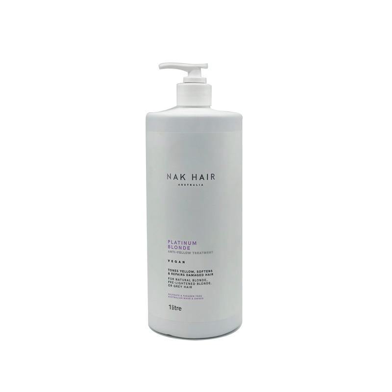 NAK PLATINUM BLONDE ANTI YELLOW TREATMENT 1 LITRE