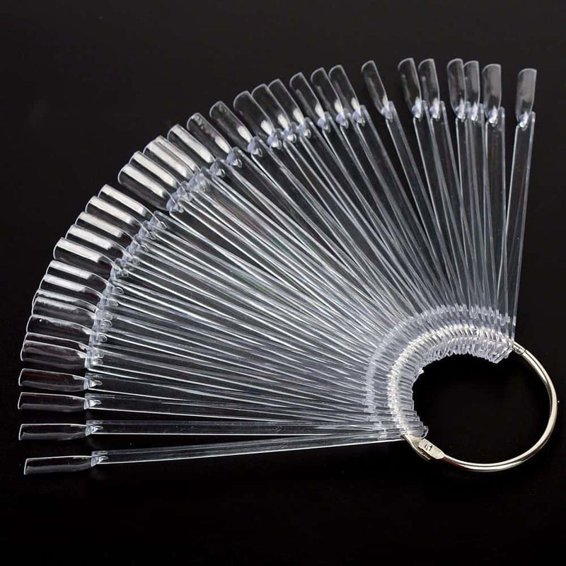 B2B 50 NAIL SWATCH RING CLEAR