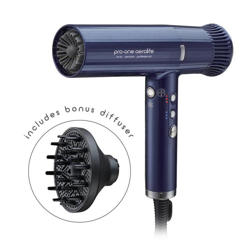 PRO-ONE AEROLITE HAIRDRYER - SAPPHIRE BLUE
