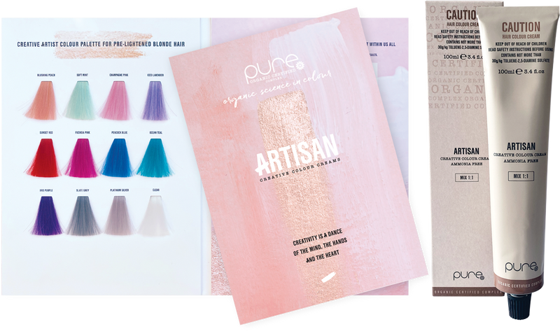 PURE ARTISAN AMMONIA FREE DEMI PERMANENT HAIR COLOUR - 100ML