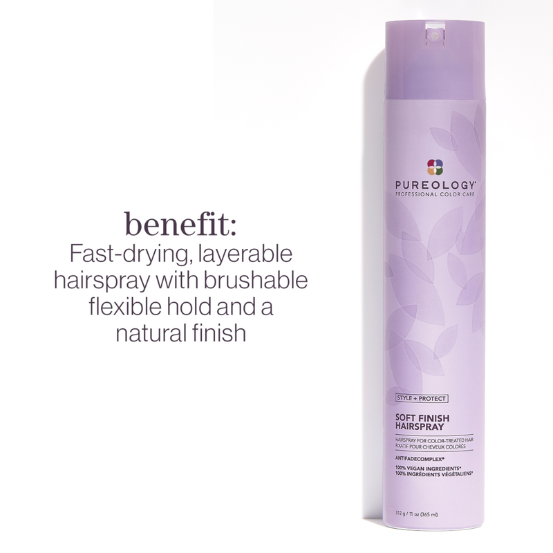 PUREOLOGY STYLE + PROTECT SOFT FINISH HAIRSPRAY 312GM