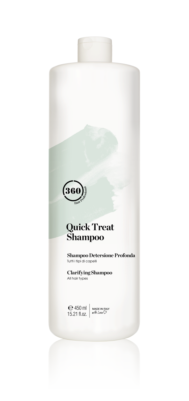 360 HAIR PROFESSIONAL QUICK TREAT SHAMPOO 450ML