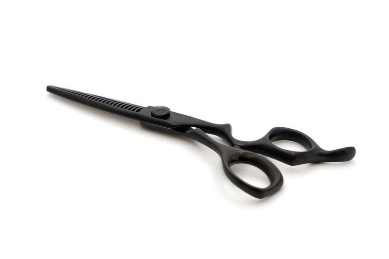 GLOBAL SCISSORS RAVEN MATTE BLACK BUNDLE - 6 OR 7 INCH SCISSOR AND 6 INCH THINNER