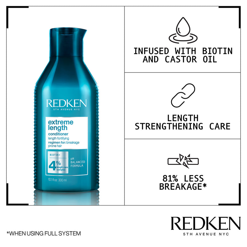 REDKEN EXTREME LENGTH CONDITIONER WITH BIOTIN 300ML