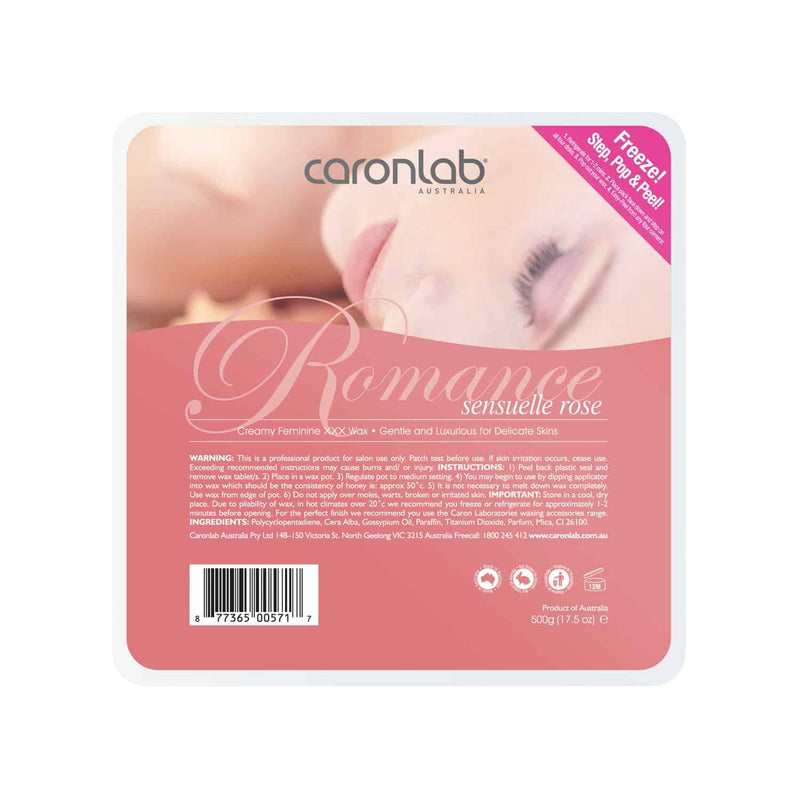 CARON ROMANCE SENSUELLE ROSE HARD WAX 500GMS