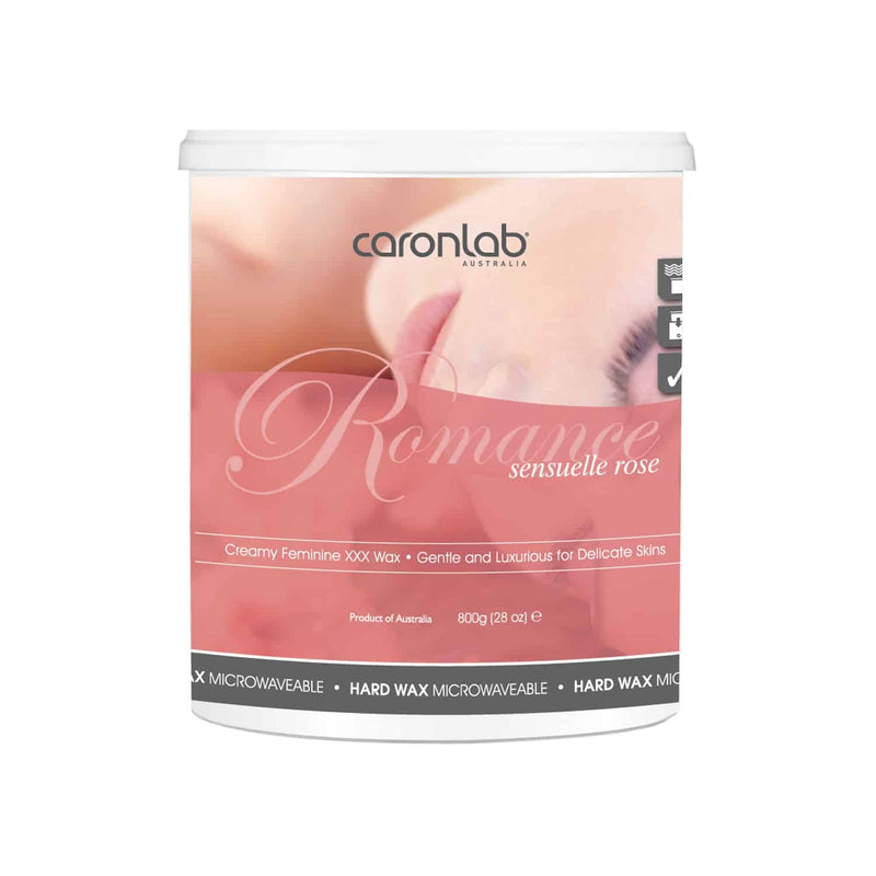 CARON ROMANCE SENSUELLE HARD WAX 800GMS - MICROWAVEABLE