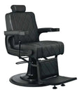 Salon & Co Black Hex Barber Chair