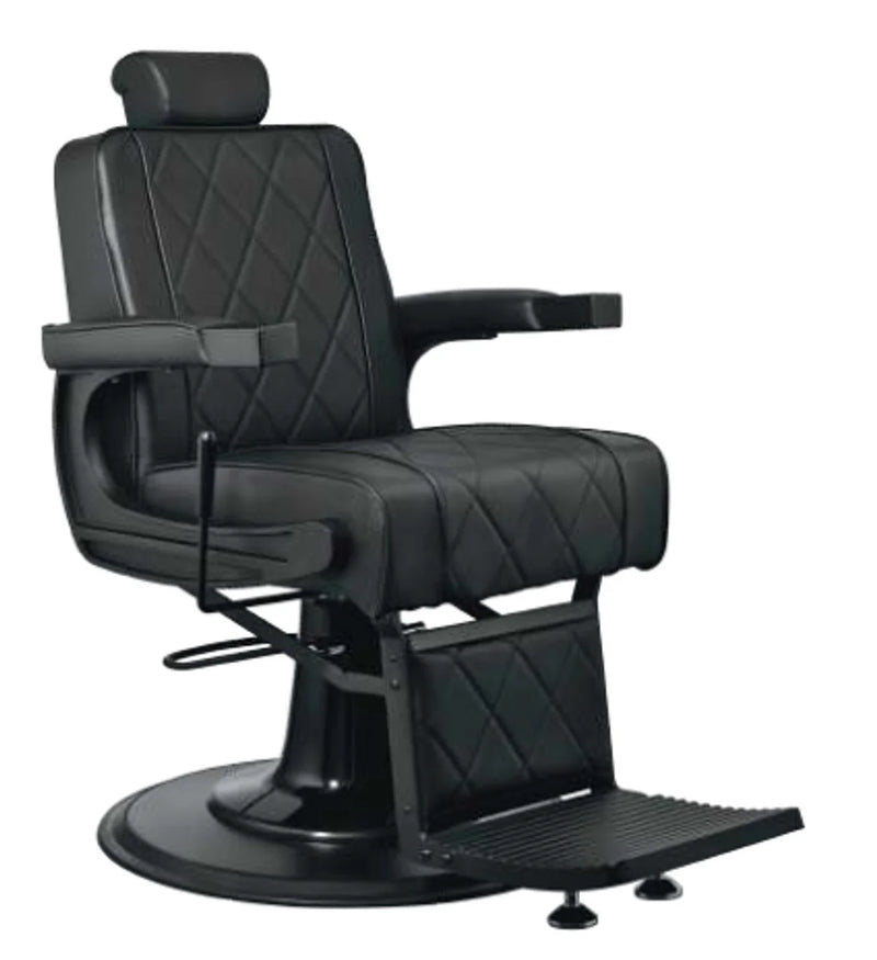 Salon & Co Black Hex Barber Chair