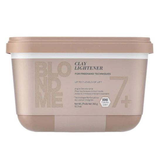 SCHWARZKOPF BLONDME PREMIUM BOND ENFORCING CLAY LIGHTENER 7+ 350GM