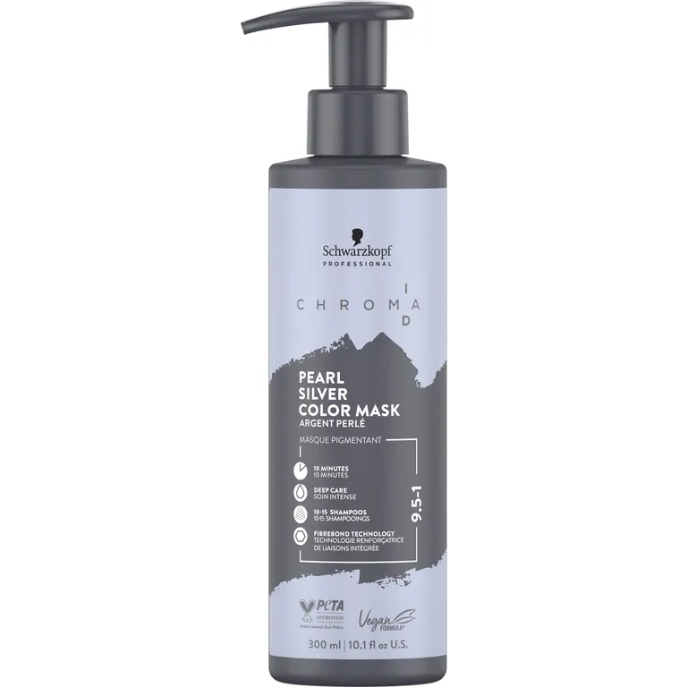 SCHWARZKOPF CHROMA ID PEARL SILVER COLOR MASK 9,5-1 300ML