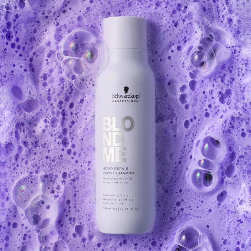 SCHWARZKOPF BLONDME BOND PURPLE SHAMPOO 300ML
