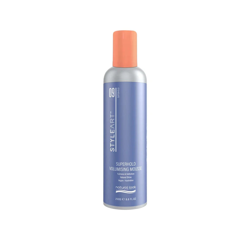 NATURAL LOOK SUPER HOLD VOLUMISING MOUSSE 250G