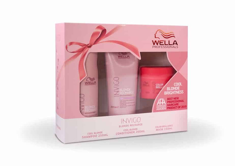 WELLA INVIGO BLONDE RECHARGE TRIO PACK
