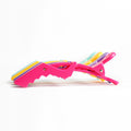 B2B COLOURED CROCODILE CLIPS JUMBO - 4PK