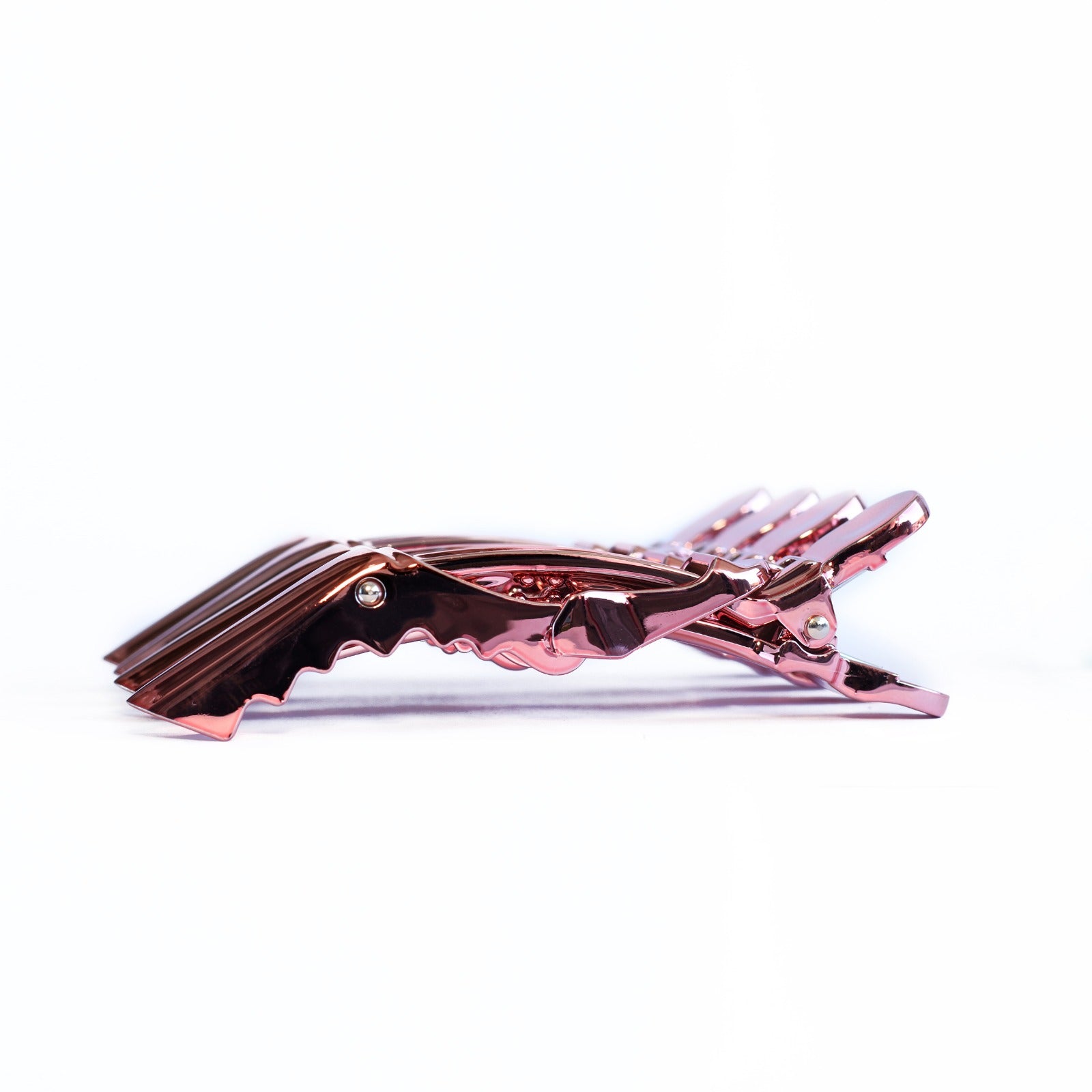 B2B ROSE GOLD CROCODILE CLIPS - 4 PACK Hover Image