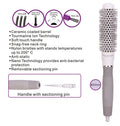 PLATINUM STYLING NANO TECHNOLOGY CERAMIC &amp; IONIC ROUND BRUSH - 25MM