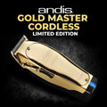 ANDIS MASTER CORDLESS Li CLIPPER LIMITED GOLD EDITION