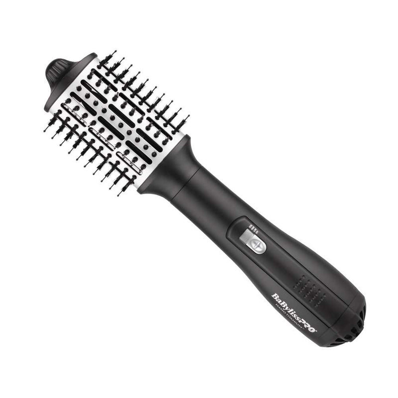 BABYLISS PRO NANO TITANIUM HOT AIR STYLING BRUSH - OVAL - MEDIUM 64MM
