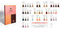 NAK HAIR PROFESSIONAL LIQUID GLOSS COLOUR CHART