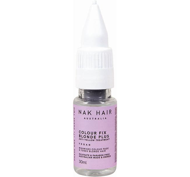 NAK HAIR COLOUR FIX BLONDE PLUS TREATMENT 30ML