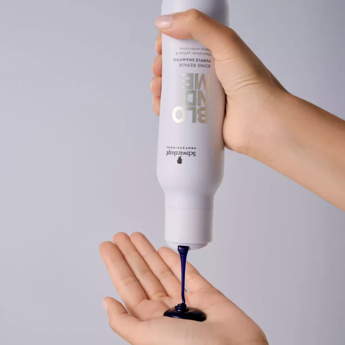 SCHWARZKOPF BLONDME BOND PURPLE SHAMPOO 300ML