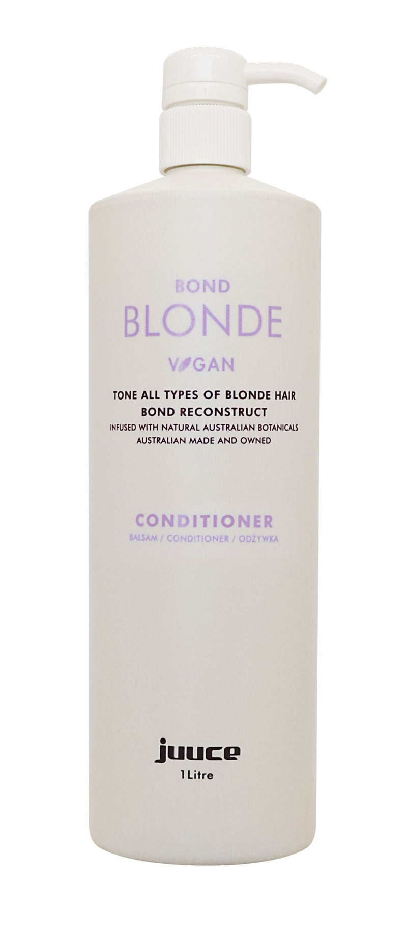 JUUCE BOND BLONDE CONDITIONER 1 LITRE-NEW