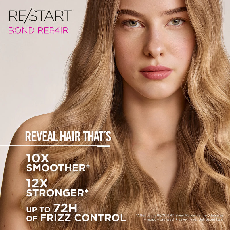 REVLON RESTART BOND REPAIR PRE-WASH AND LEAVE IN HAIR TREATMENT 150ML